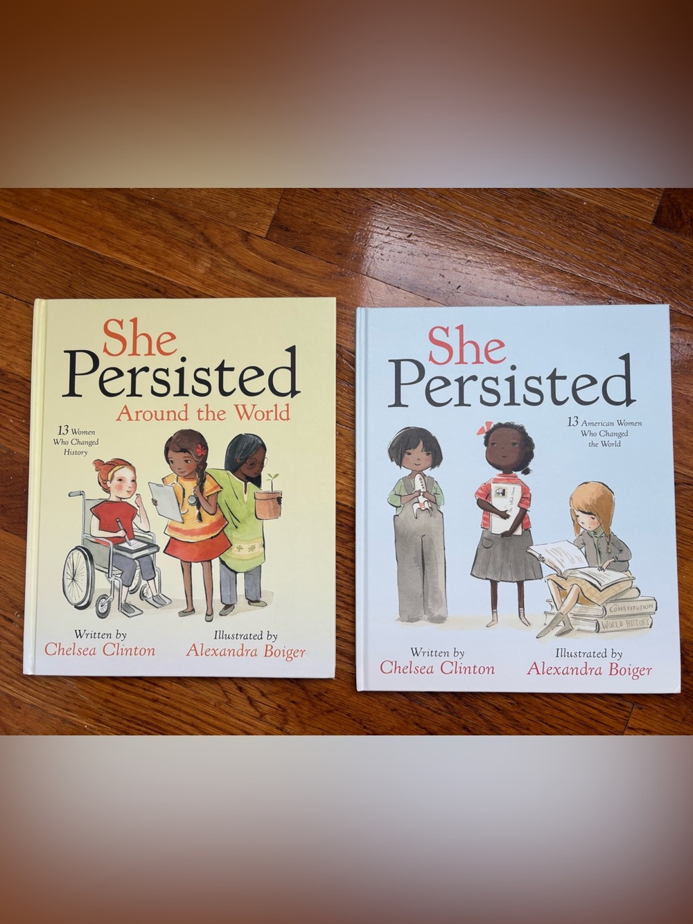 She Persisted / She Persisted Around the World - (Set) - Yellow & Light Blue Boo